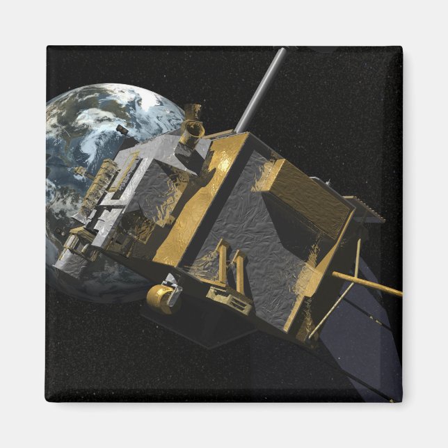 Aimant Concept artistique de la reconnaissance lunaire Or (Devant)