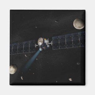 Aimant Concept artistique de l'engin spatial Dawn en orbi