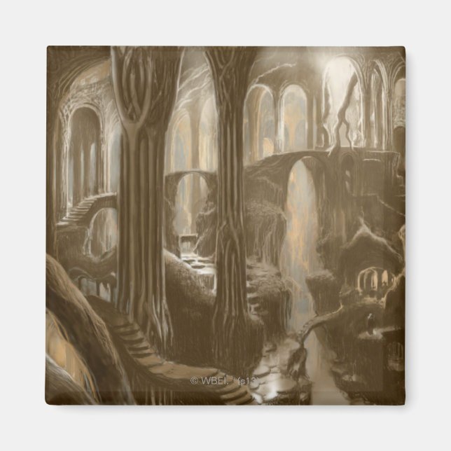 Aimant Concept de domaine forestier (Devant)