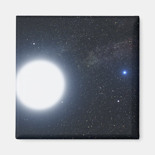 Aimant Concept de l'artiste montrant le système binaire é (Devant)