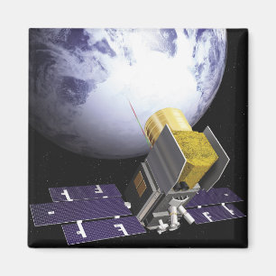 Aimant Concept de l'artiste sur la glace, le nuage