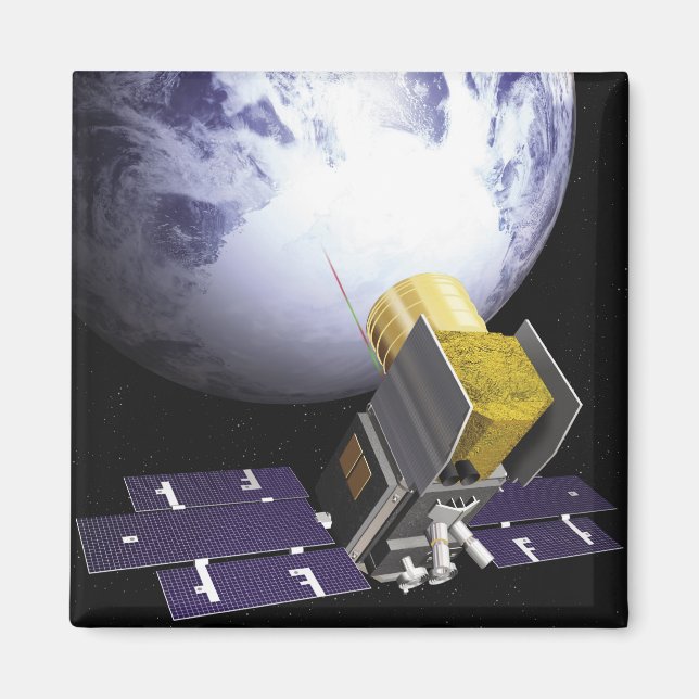 Aimant Concept de l'artiste sur la glace, le nuage (Devant)