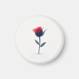 Aimant Conception Abstraite des fleurs