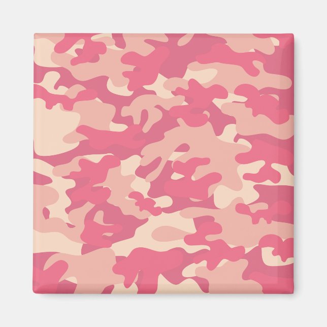 Aimant Conception Camo Rose (Devant)