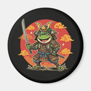 Aimant Conception d'animal de guerrier de samouraï de gre