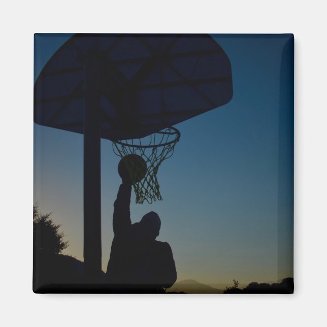 Aimant Conception de basket-ball (Devant)