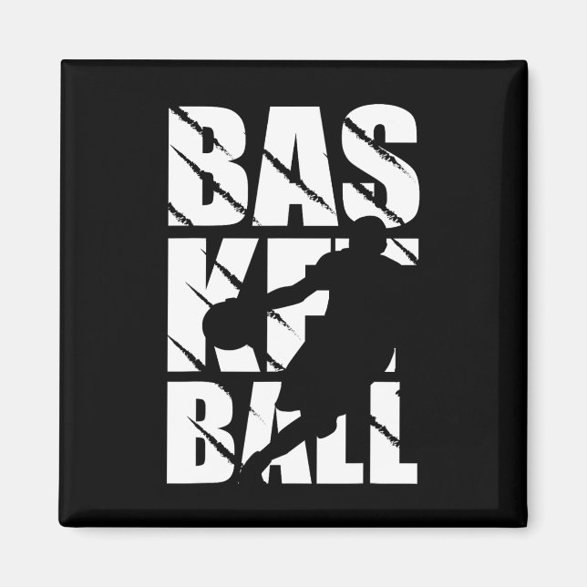 Aimant Conception de basket-ball pour le joueur de basket (Devant)