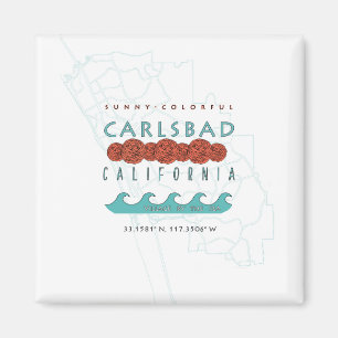 Aimant Conception de Carlsbad Califonia