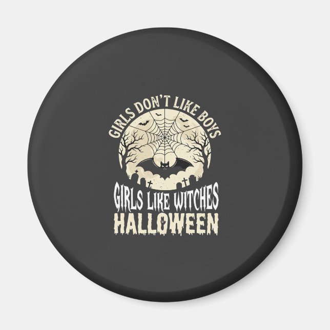 Aimant Conception de chauve-souris d'Halloween pour fille (Devant)