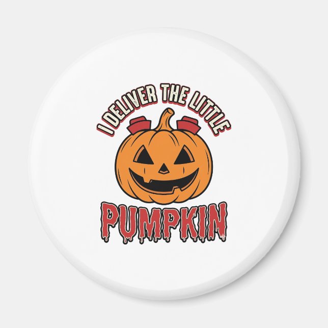 Aimant Conception de chemise de livraison Halloween Nurse (Devant)