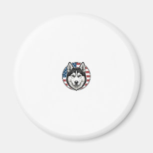 Aimant Conception de chemise vectorielle de chien patriot