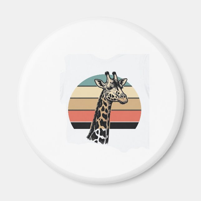 Aimant Conception de chemise vectorielle Safari Coucher d (Devant)