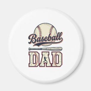 Aimant Conception de chemise vectorielle Vintage Baseball