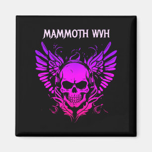 Aimant Conception de crâne de musique Mammouth drôle vint