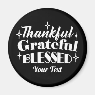 Aimant Conception de devis d'action de grâce modifiable