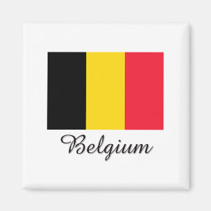 Aimant Conception de drapeau de la Belgique