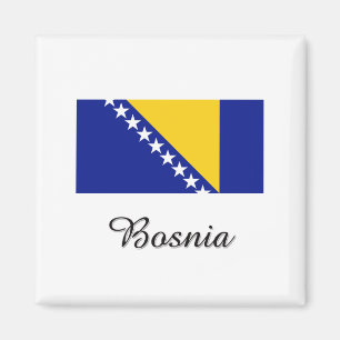 Aimant Conception de drapeau de la Bosnie