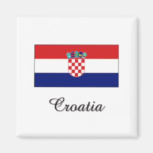 Aimant Conception de drapeau de la Croatie