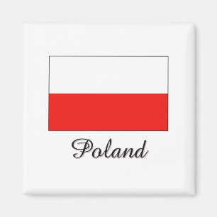 Aimant Conception de drapeau de la Pologne