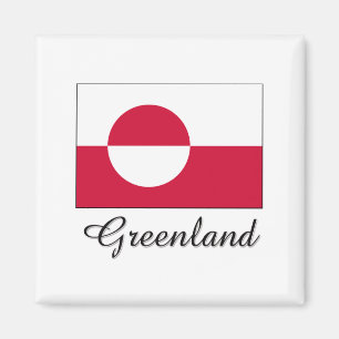 Aimant Conception de drapeau du Groenland