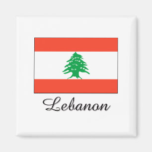 Aimant Conception de drapeau du Liban