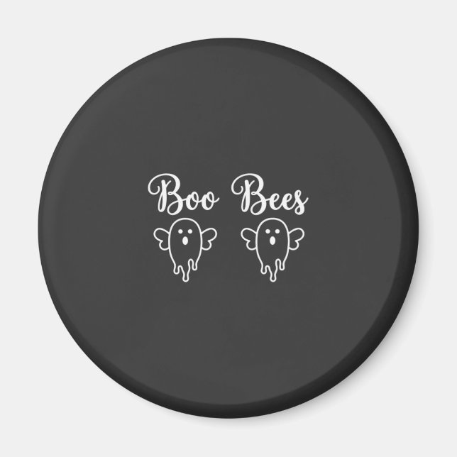 Aimant Conception de fantôme d'Halloween de Boo Bees (Devant)