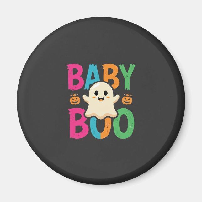 Aimant Conception de fantôme Halloween Baby Boo_1 (Devant)