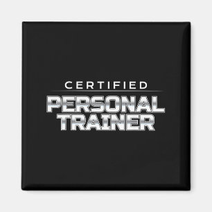 Aimant Conception de fitness d'entraîneur personnel certi