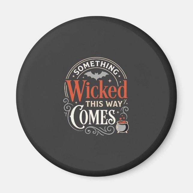 Aimant Conception de Halloween Wicked This Way Comes_1 (Devant)
