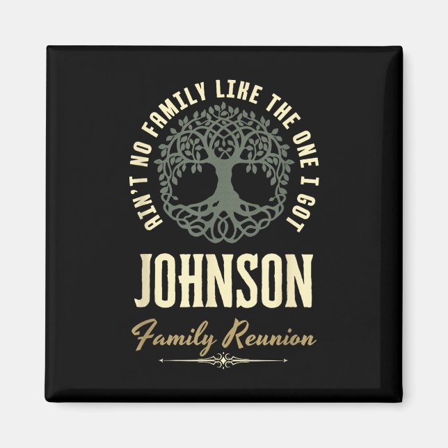 Aimant Conception de jumelage Reunion familiale 2025 - Jo (Devant)
