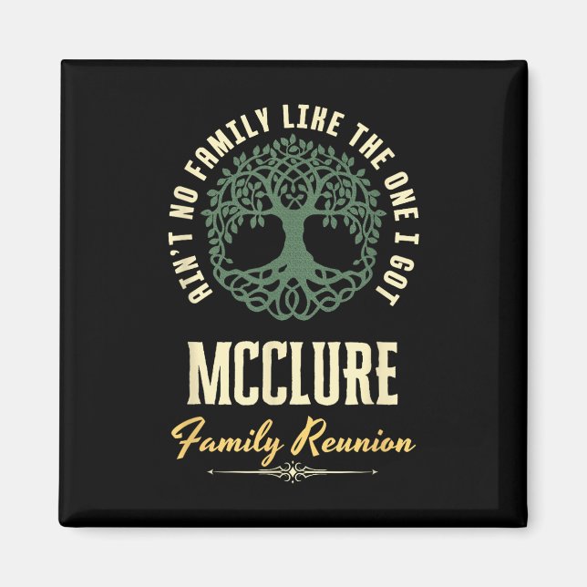 Aimant Conception de jumelage Reunion familiale 2025 - Mc (Devant)