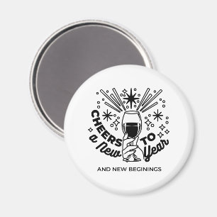 Aimant Conception de la fête du Nouvel An