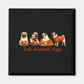 Aimant Conception de l'amour des chiens de football d'aut