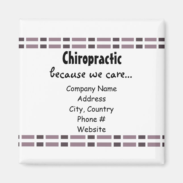 Aimant Conception de liaison violette (Devant)