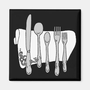 Aimant Conception de logiciels de stockage en noir et bla