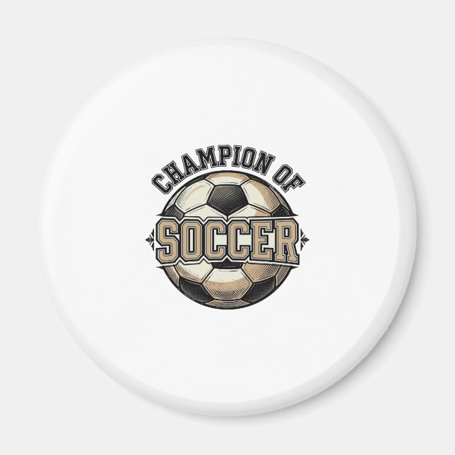 Aimant Conception de maillot de champion de football vint (Devant)
