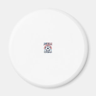 Aimant Conception de maillot de football américain vintag