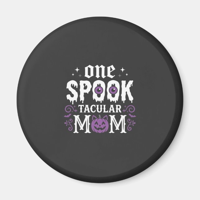 Aimant Conception de maman halloween Spooktacular_1 (Devant)