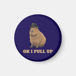 Aimant Conception de mème de Capybara tendance et drôle