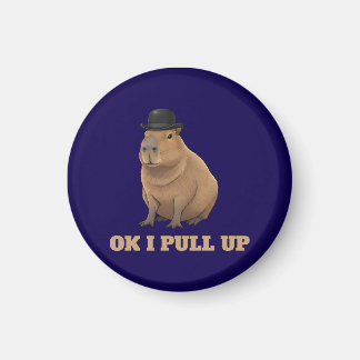 Aimant Conception de mème de Capybara tendance et drôle