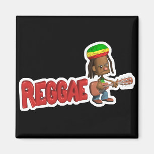 Aimant conception de musique reggae