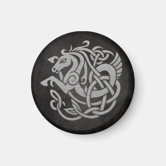 Aimant Conception de nœud de cheval mythique nordique