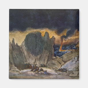 Aimant Conception de paysage de Phedre, 1917 (litho de