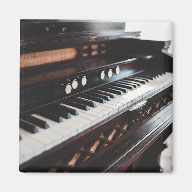 Aimant Conception de piano mignonne (Devant)