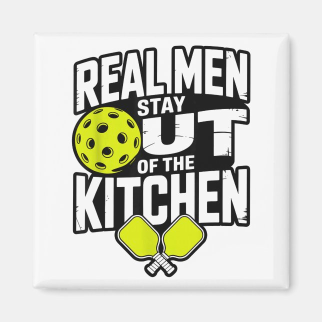 Aimant Conception de pickleball pour hommes garçons pickl (Devant)