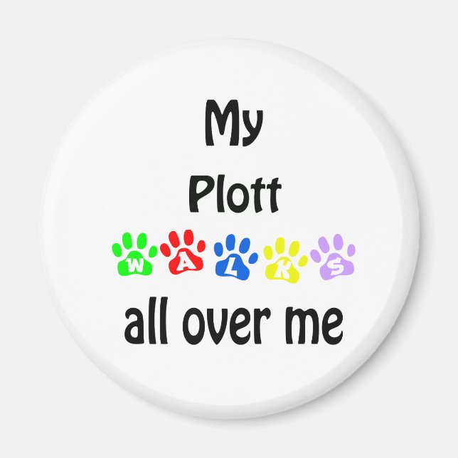 Aimant Conception de Plott Walks (Devant)