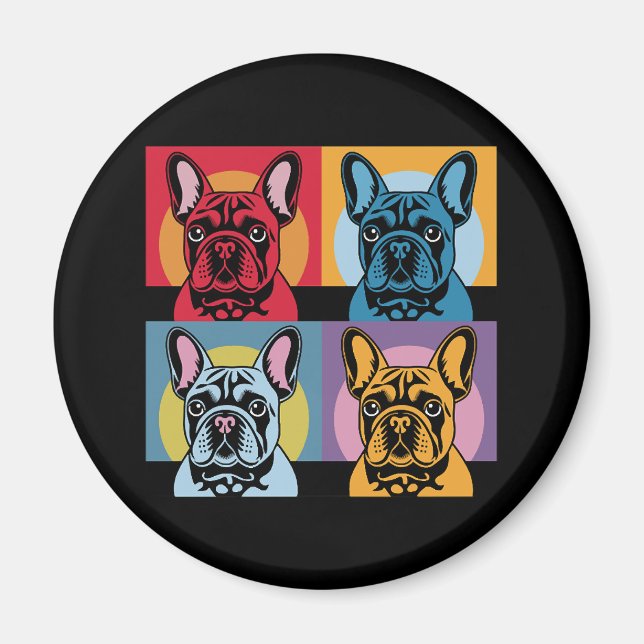 Aimant Conception de Pop pour Chien à Chien à Chien (Devant)