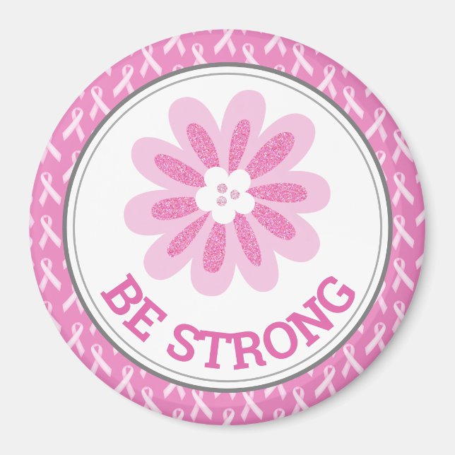 Aimant Conception de sensibilisation au cancer du sein Fl (Devant)