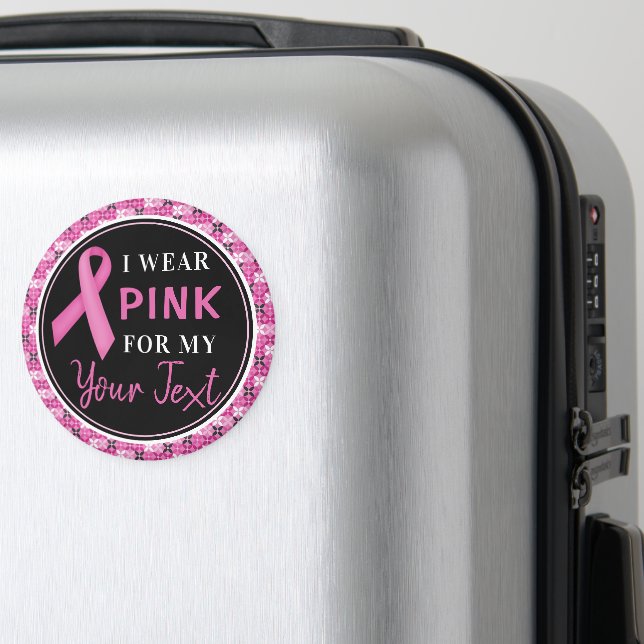 Aimant Conception de sensibilisation au cancer du sein Ru (In Situ (Bagages))