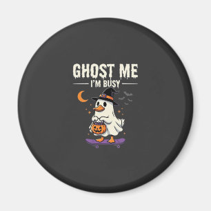 Aimant Conception de skateboard Canard Fantôme Halloween_
